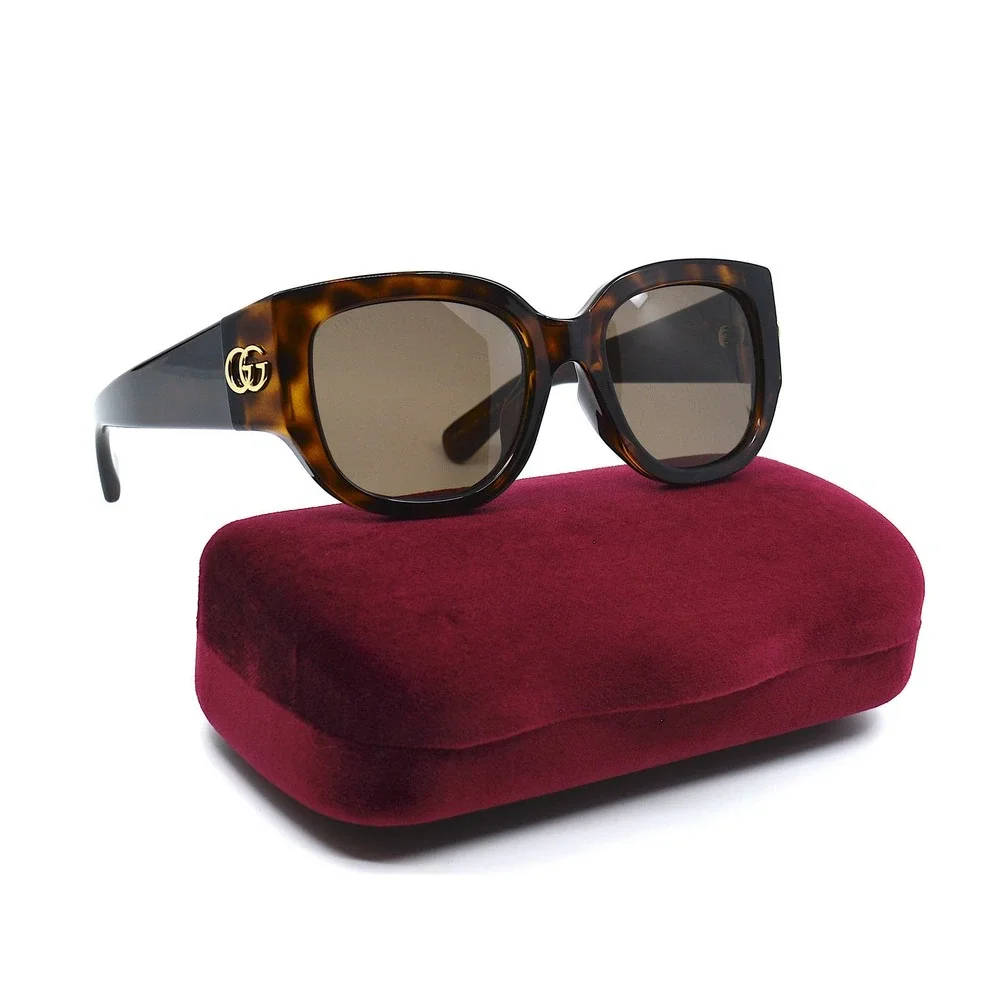 NEW GUCCI GG1599SA 002 HAVANA BROWN AUTHENTIC SUNGLASSES - Picture 4 of 14